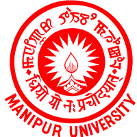 Manipur University logo