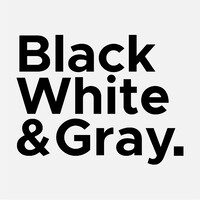 Black White & Gray Myanmar logo
