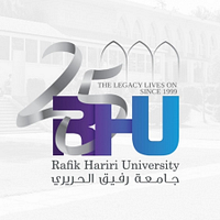 Rafik Hariri University logo