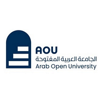 Arab Open University (affiliated with The Open University) logo