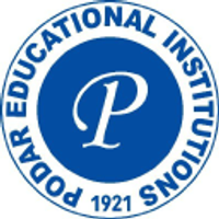 R.A Podar College logo