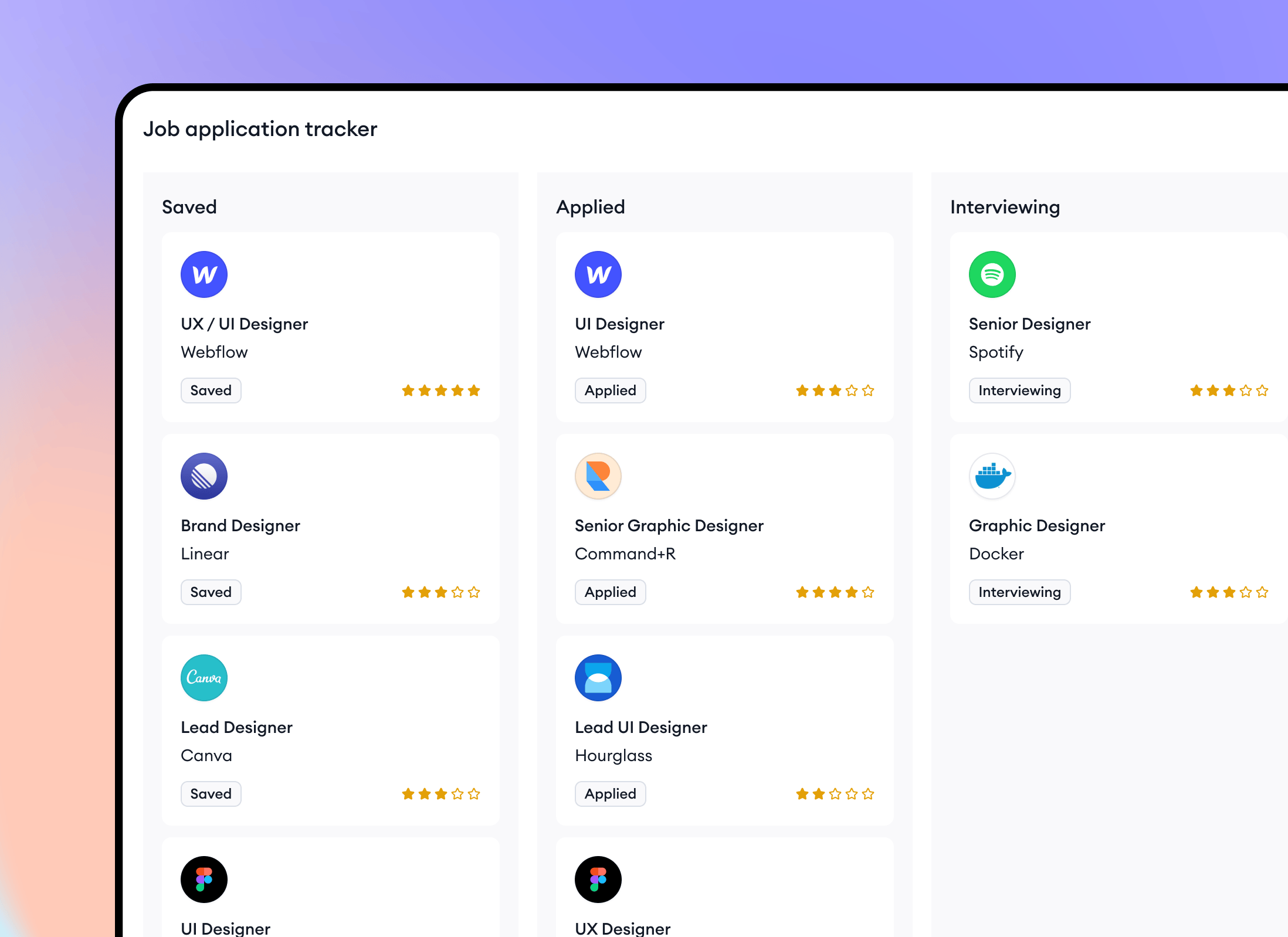 Free job tracker and improved AI resume builder