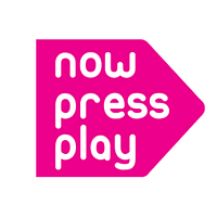 now>press>play logo