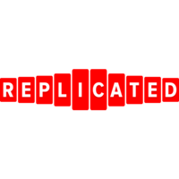 Replicated logo