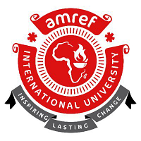 Amref International University logo