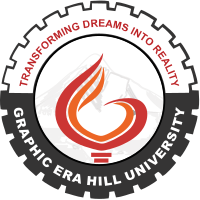 Graphic Era Hill University logo