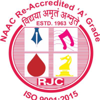 R.J College logo