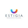 ESTIGIA. The Power of AI. Simple logo