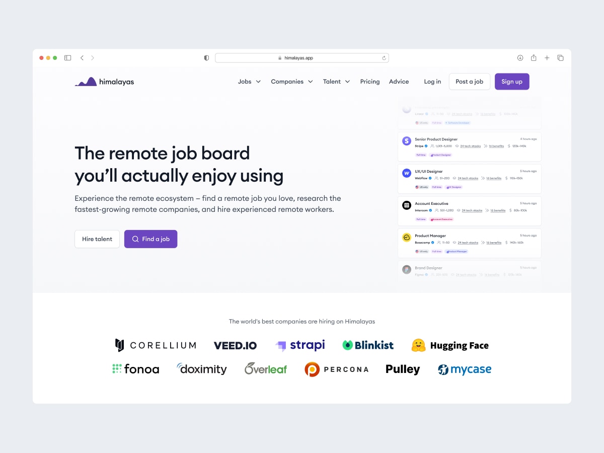 Remote jobs RSS and API + new home page