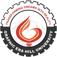 Graphic Era Hill University logo