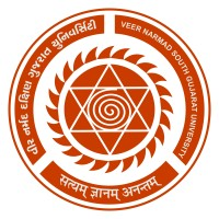 Veer Narmad South Gujarat University logo
