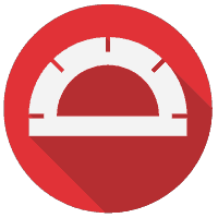 Protractor logo