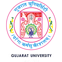 Gujarat University logo