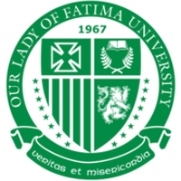 Our Lady of Fatima University logo